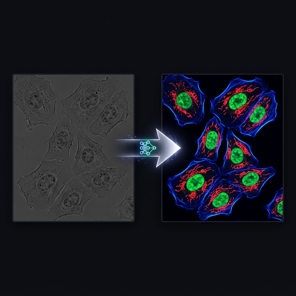 Cross-Modality Transformations in Biological Microscopy
