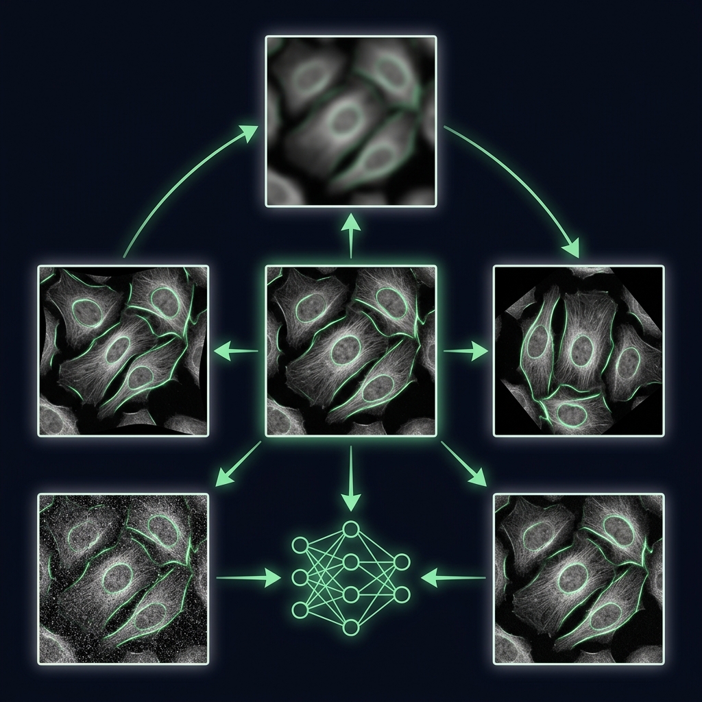 Annotation-Free Deep Learning for Quantitative Microscopy